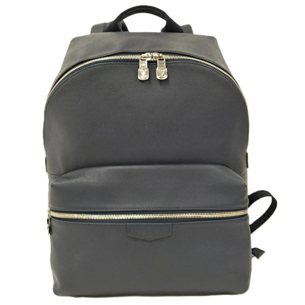 Louis Vuitton Discovery Backpack Taiga Leather Navy Blue